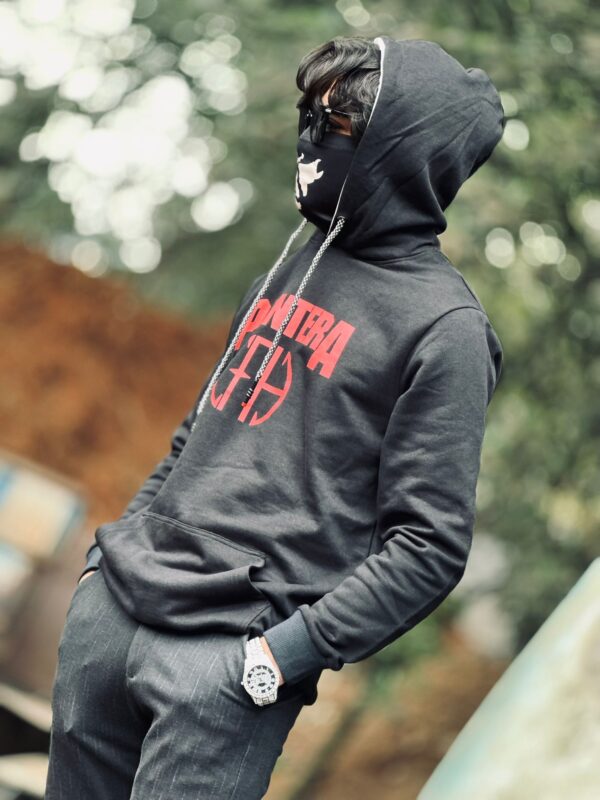 Premium Winter Hoodie Black - Image 5